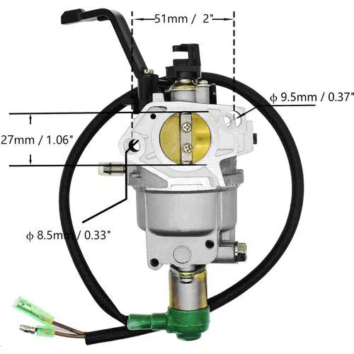 Carburetor G P27-2D for Small Engines & Generators