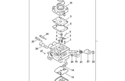 Carburettor 4147/23 STIHL-Default Title