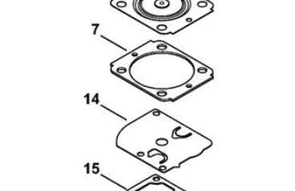 Carburettor Repair Kit 4151/00 Stihl-Default Title