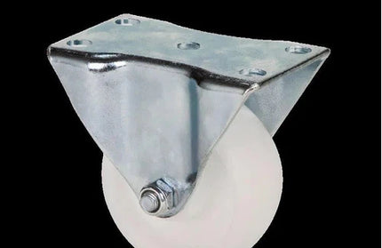 Castor Fixed Plate Nylon Light Duty-50mm(75kg)-