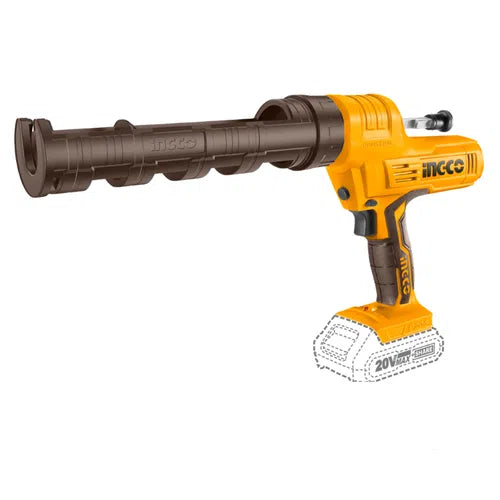 Caulking Silicone Gun Cordless 𝑃20ˢ iNGCO-Tool Only