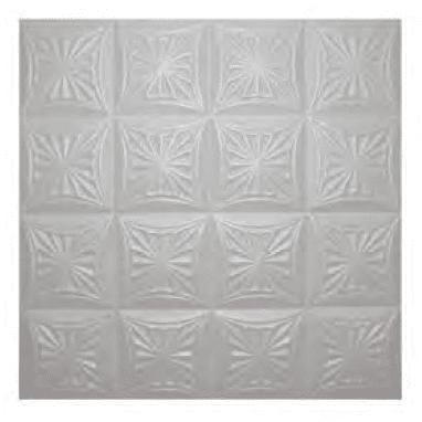 Ceiling Tile PS-Ceiling-Africano-White Ornament-diyshop.co.za