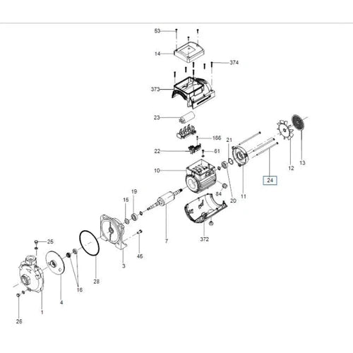 Centrifugal Pump 230𝑉 NS Grundfos-4-23 0.37𝑘𝑊/4𝑚³ℓ𝑝𝒉/𝐻22𝑚-