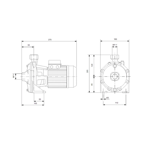 Centrifugal Pump 230𝑉 NS Grundfos-4-23 0.37𝑘𝑊/4𝑚³ℓ𝑝𝒉/𝐻22𝑚-