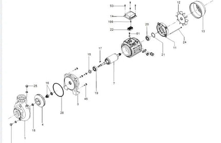 Centrifugal Pump 400𝑉 NS Grundfos-30-18 1.85𝑘𝑊/30𝑚³ℓ𝑝𝒉/𝐻18𝑚-