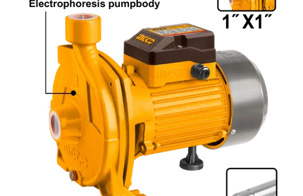 Centrifugal Pump Single Impeller 230𝑉 iNGCO-0.75𝑘𝑊/4.2𝑚³ℓ𝑝𝒉/𝐻23𝑚-