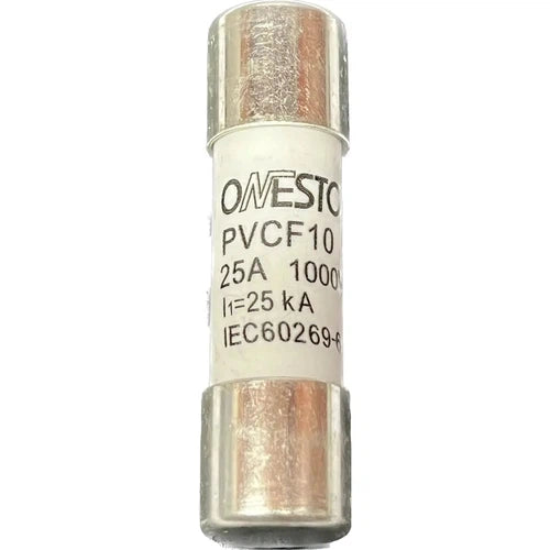 Ceramic Fuse ⌀10x38𝑚𝑚 Onesto-10𝐴/1000𝑉 DC-