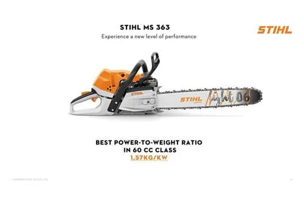 Chainsaw 2T 3.5𝑘𝑊 MS363 STIHL-+37𝑐𝑚3️⃣56𝐷𝐿 BAR&CHN-