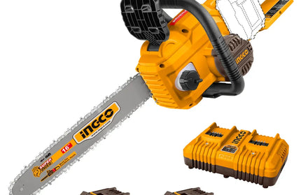 Chainsaw Cordless 2x𝑃20ˢ iNGCO-40𝑐𝑚/🟡61PMM3-56𝐷𝐿-Tool Only-