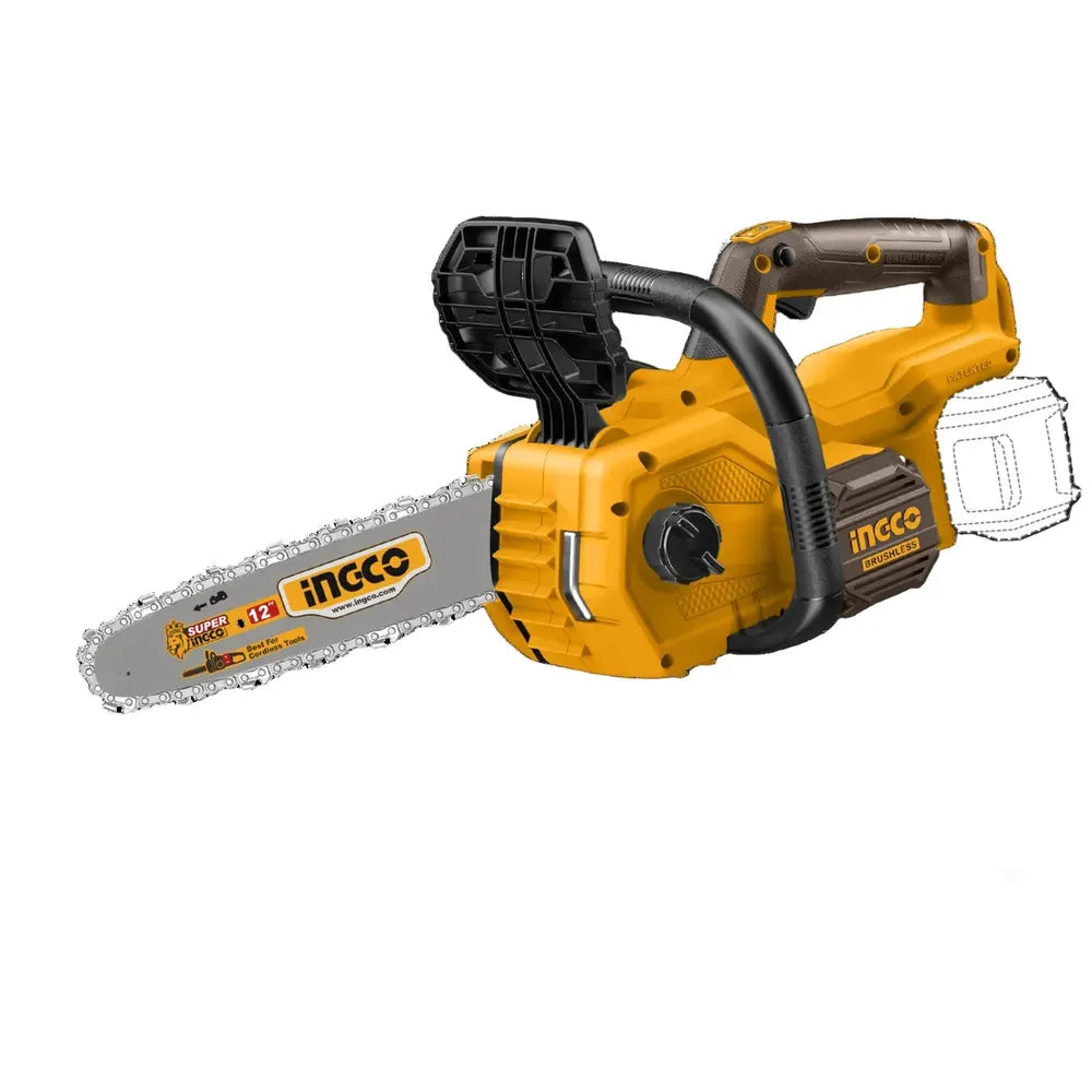 Chainsaw Cordless 𝑃20ˢ iNGCO-30𝑐𝑚/🟡63PM3-44𝐷𝐿-Tool Only-