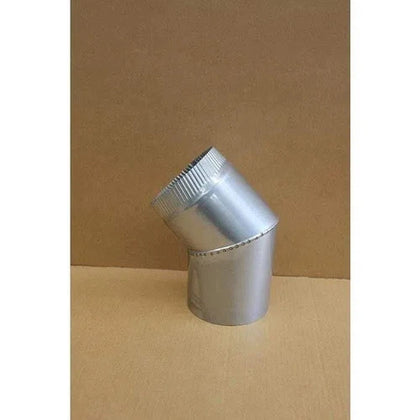 Chimney Flue Bend 45° GALV 𝑇0.4𝑚𝑚 »-⌀100x200x200𝑚𝑚