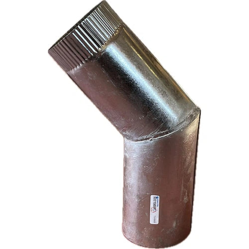 Chimney Flue Bend 45° GALV 𝑇0.8𝑚𝑚 »-⌀150x280x280𝑚𝑚