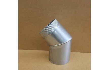 Chimney Flue Bend 45° GALV 𝑇0.8𝑚𝑚 »-⌀150x280x280𝑚𝑚-