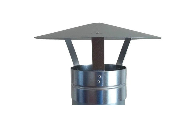 Chimney Flue GALV Cowl 𝑇0.4𝑚𝑚 »-⌀100x200𝑚𝑚