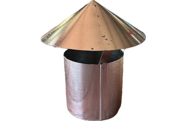 Chimney Flue GALV Cowl 𝑇0.8𝑚𝑚 »-⌀150x300𝑚𝑚