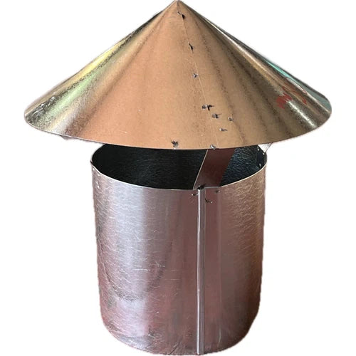 Chimney Flue GALV Cowl 𝑇0.8𝑚𝑚 »-⌀150x300𝑚𝑚