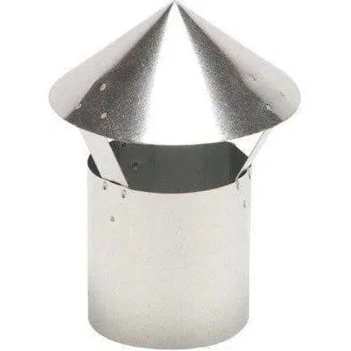 Chimney Flue GALV Cowl 𝑇0.4𝑚𝑚 »-⌀100x200𝑚𝑚-