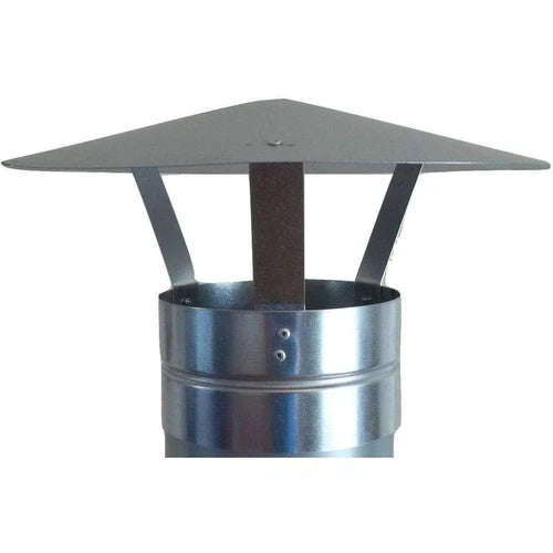 Chimney Flue GALV Cowl 𝑇0.4𝑚𝑚 »-⌀100x200𝑚𝑚-