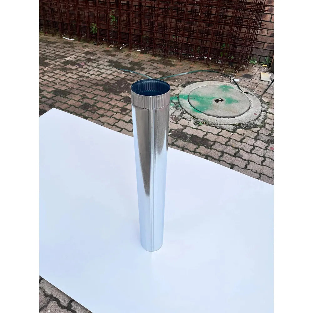 Chimney Flue Pipe GALV 𝑇0.8𝑚𝑚 »-⌀150𝑚𝑚 x 𝐿1225𝑚𝑚-