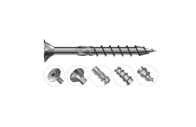 Chipboard Screw Torx Rawl 𝑝/𝑔ram-#4x30𝑚𝑚(±555/𝐾𝑔)