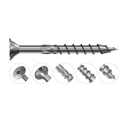 Chipboard Screw Torx Rawl 𝑝/𝑔ram-#4x30𝑚𝑚(±555/𝐾𝑔)