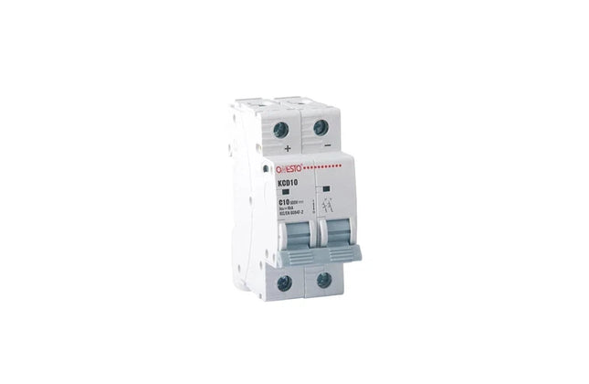 Circuit Breaker MCB DIN DC Onesto-20𝐴 500𝑉 6𝑘𝐴-2𝑃ole