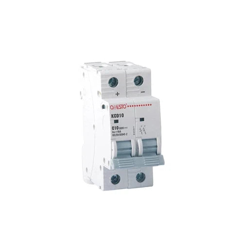 Circuit Breaker MCB DIN DC Onesto-Onesto-10𝐴 2𝑃 500𝑉 6𝑘𝐴-diyshop.co.za