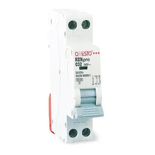 Circuit Breaker MCB DIN Onesto-2𝑃ole 1MOD-3𝐴 3𝑘𝐴