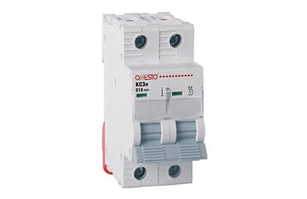 Circuit Breaker MCB DIN Onesto-2𝑃ole-20𝐴 3𝑘𝐴