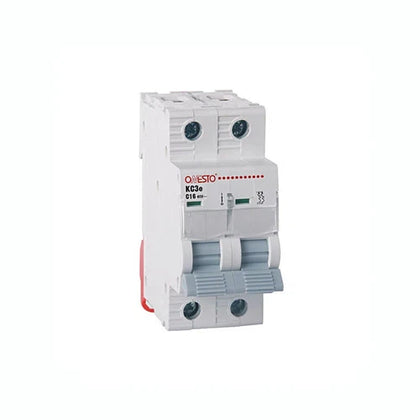 Circuit Breaker MCB DIN Onesto-2𝑃ole-20𝐴 3𝑘𝐴