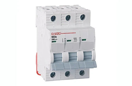 Circuit Breaker MCB DIN Onesto-3𝑃ole-40𝐴 3𝑘𝐴