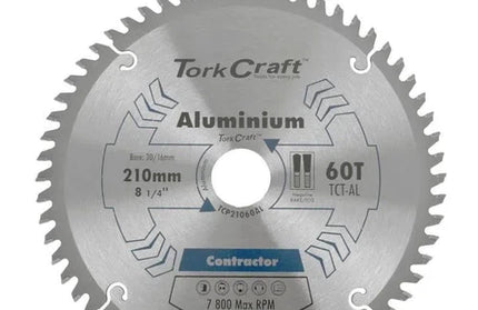 Circular Saw Blade Aluminium Tork Craft-210mm