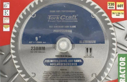 Circular Saw Blade Aluminium Tork Craft-230mm