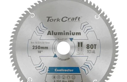 Circular Saw Blade Aluminium Tork Craft-250mm