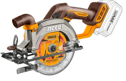 Circular Saw Cordless 𝑃20ˢ iNGCO »-140𝑚𝑚-Tool Only