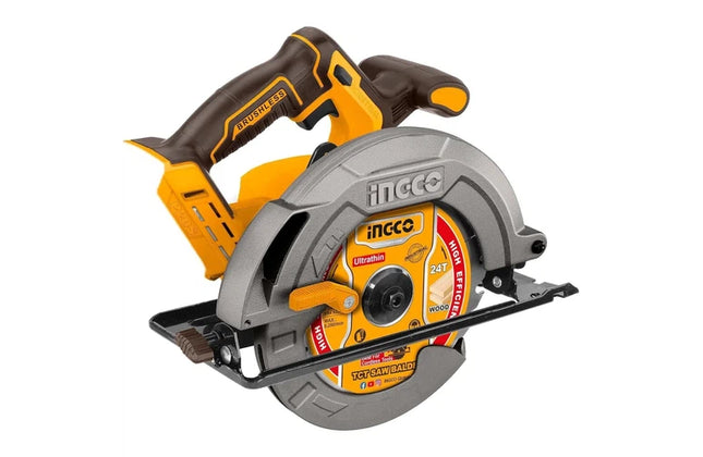 Circular Saw Cordless 𝑃20ˢ iNGCO »-185𝑚𝑚-Tool Only
