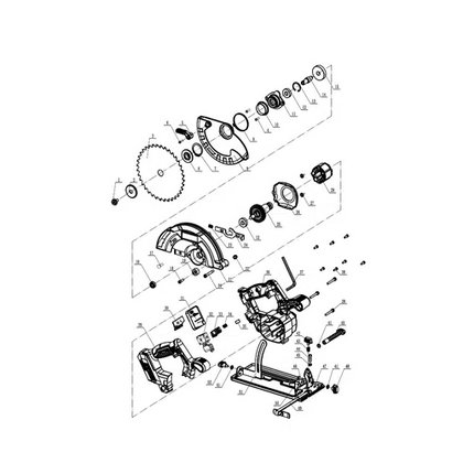 Circular Saw Cordless 𝑃20ˢ iNGCO »-140𝑚𝑚-Tool Only-