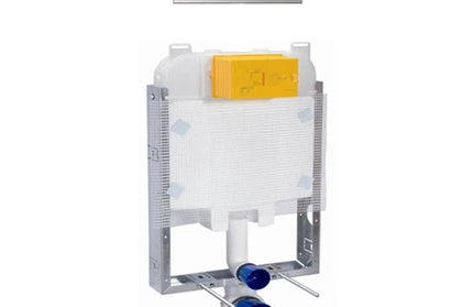 Cistern Concealed + Push Plate Infini.T-Chrome Square