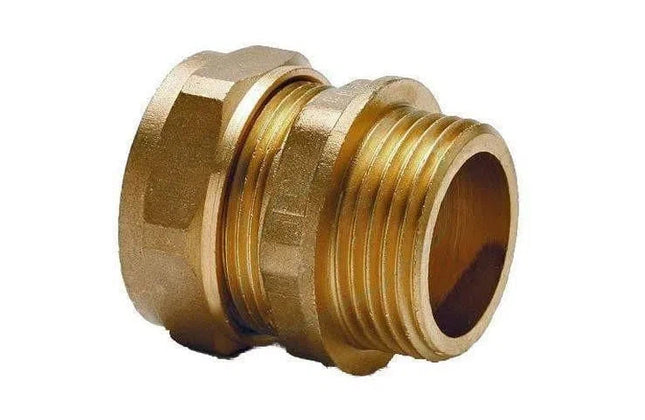 Compression Brass Adapter Male-15x1/2"