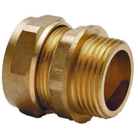 Compression Brass Adapter Male-Conex Fittings-Private Label Plumbing-15x1/2"-diyshop.co.za