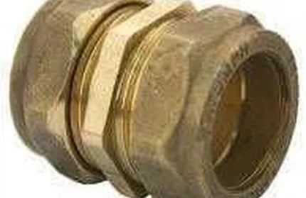Compression Brass Coupler-15mm