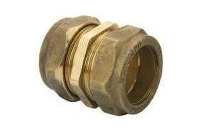 Compression Brass Coupler-15mm