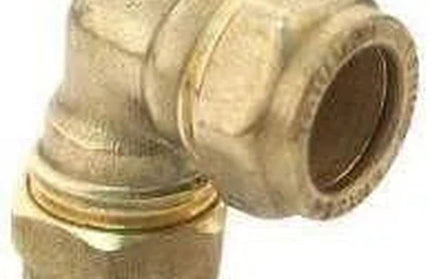 Compression Brass Elbow-15mm