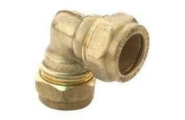 Compression Brass Elbow-15mm