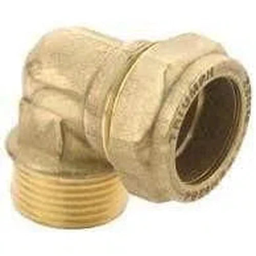 Compression Brass Elbow Male-Conex Fittings-Private Label Plumbing-15x1/2"-diyshop.co.za