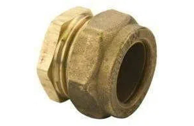 Compression Brass Stop End-15mm
