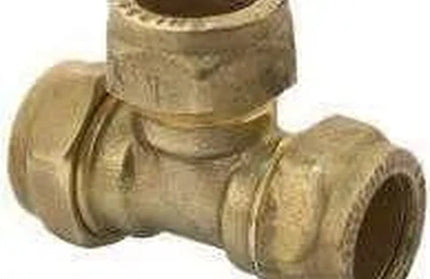 Compression Brass Tee-15mm