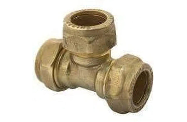 Compression Brass Tee-15mm