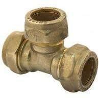 Compression Brass Tee-Conex Fittings-Private Label Plumbing-15mm-diyshop.co.za