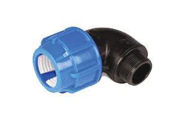 Compression PP Elbow Male-20 x 1/2"